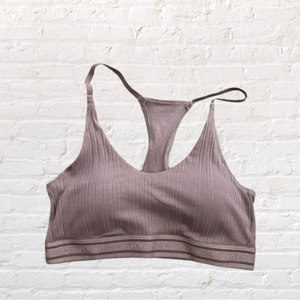 Like 🆕 Calvin Klein signature ribbed lounge bralette